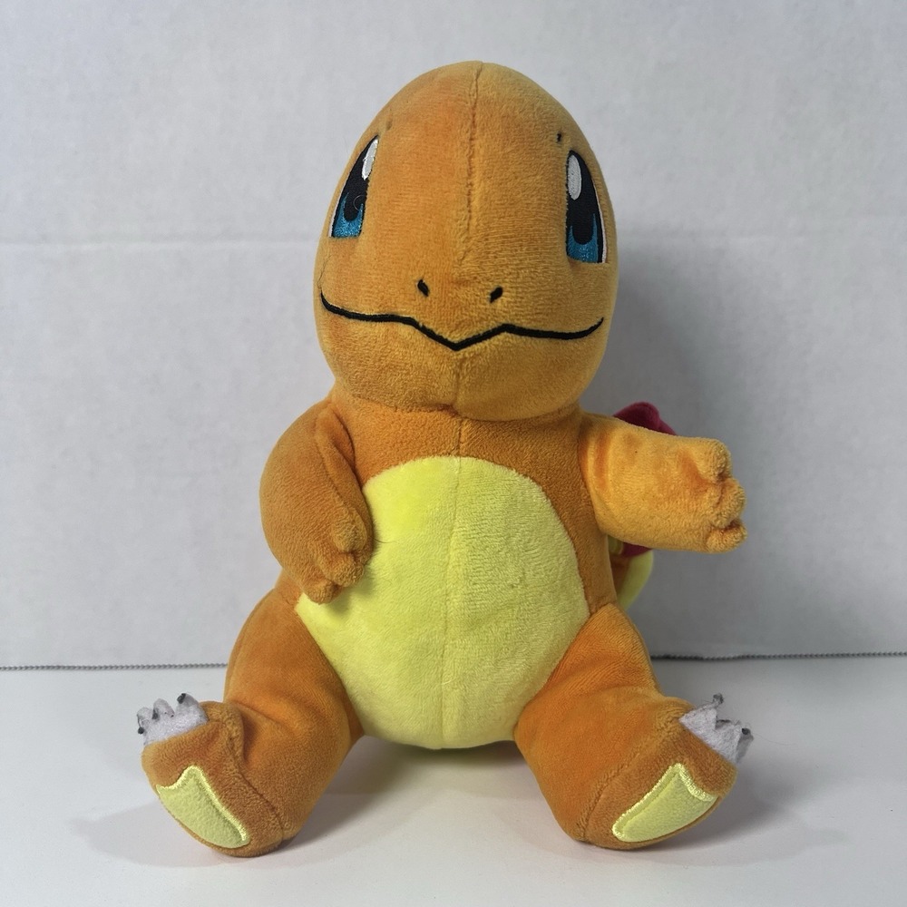 Pokemon Nintendo 8" Charmander Stuffed Animal Plush WCT Orange Jazwares